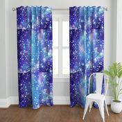 Blue Purple Zodiac Galaxy Galactic Print