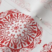 mandala style chinese paper cutting 