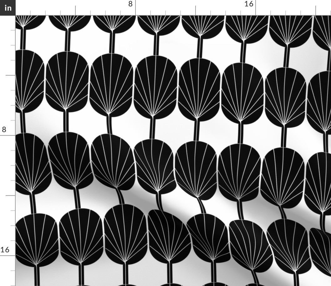 Fanpod in black and white
