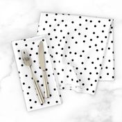 polka dot black on white | pencilmeinstationery.com