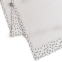 polka dot black on white | pencilmeinstationery.com