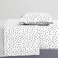 polka dot black on white | pencilmeinstationery.com