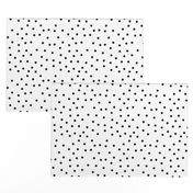 polka dot black on white | pencilmeinstationery.com