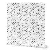 polka dot black on white | pencilmeinstationery.com