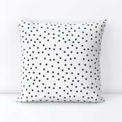 polka dot black on white | pencilmeinstationery.com