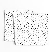 polka dot black on white | pencilmeinstationery.com