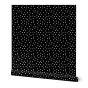 polka dot white on black | pencilmeinstationery.com