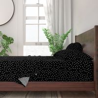 polka dot white on black | pencilmeinstationery.com