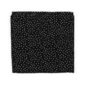 polka dot white on black | pencilmeinstationery.com