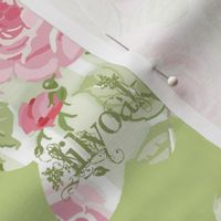 TeaTowel MAYDAY Green Stripe