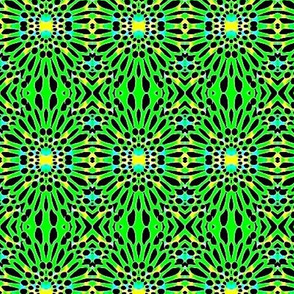 lime green daisy