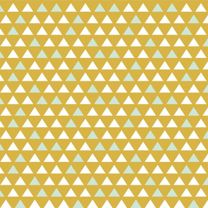 gold mint triangles