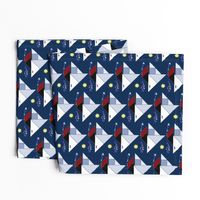 Tangram Sailboat Regatta in  Navy