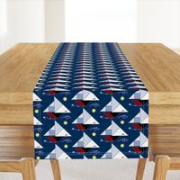 Tangram Sailboat Regatta in  Navy