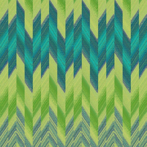 broken chevron green