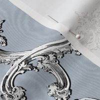 Rococo Swag ~ Versailles Fog ~ Moire