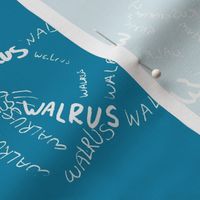 Walrus Calligram
