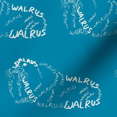 Walrus Calligram