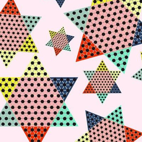 Chinese Checkers on pink