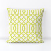 Imperial Trellis-Citron/White-Reverse-Large