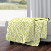 Imperial Trellis-Citron/White-Reverse-Large