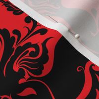 I Love Craft (Cthulhu Damask) Black and Red