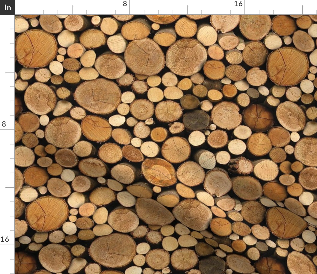 seamless log pile