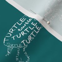 Turtle Calligram