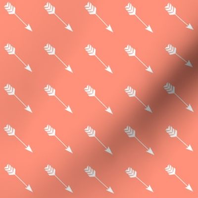 Arrow Diagonal Light Coral