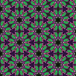 Sphync Cat Mitchie Eye Abstract Purple and Green