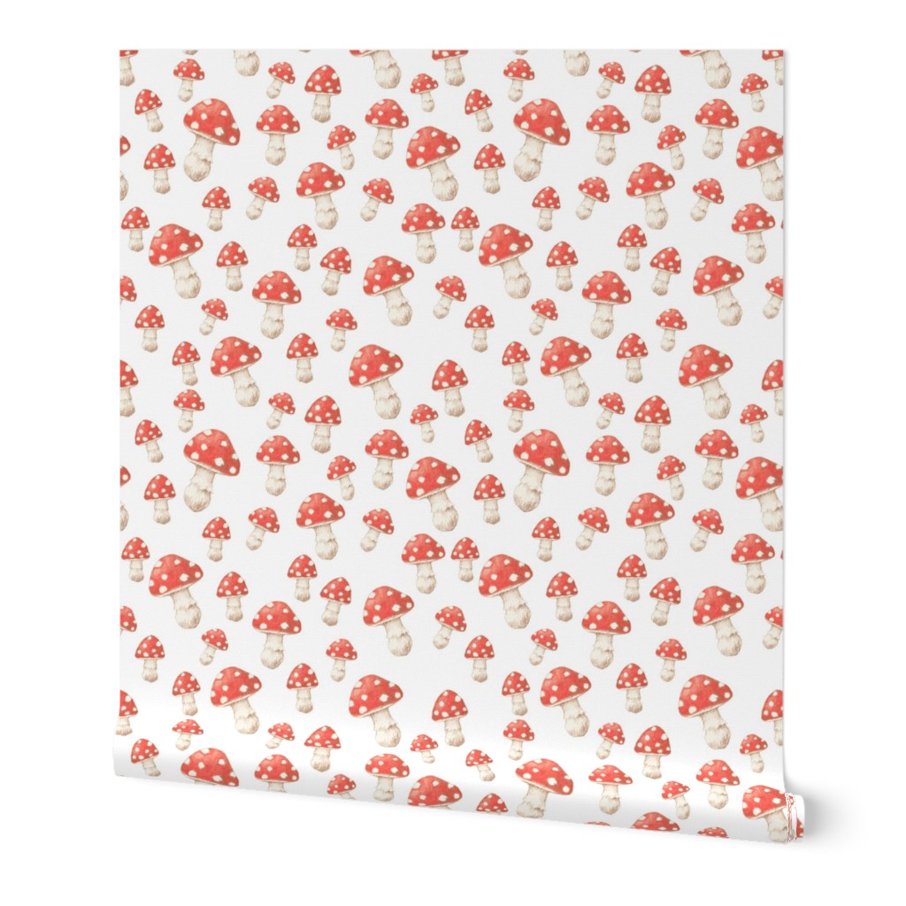 MUSHROOM in Coral Orange // small