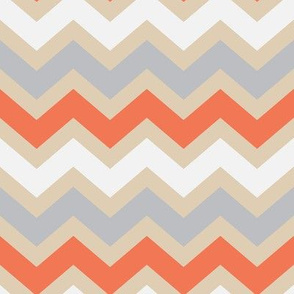 Creamicle Chevron