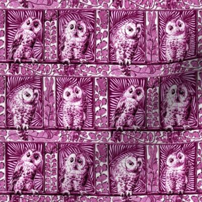 boxed owls berry pink