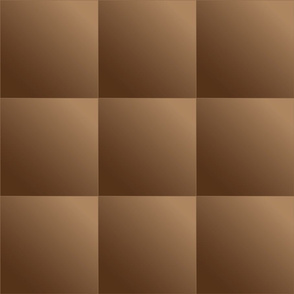 Mid Brown Gradient Tiles © Gingezel™