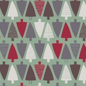 Christmas trees - colorway 2