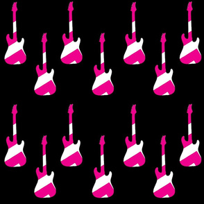 Striped Guitars Pink