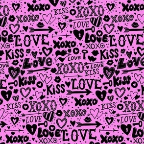 Pink black love doodles 18_0419