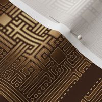 Brown and Bronze Maze © Gingezel™