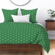 Patchwork: Triangulated Hexagons with Studs - Green