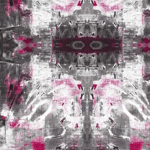 Grey, Pink Kaleidoscope