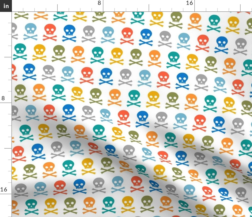 rainbow skulls