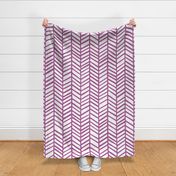 Herringbone Purple Orchid by Friztin