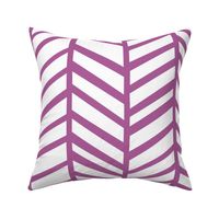 Herringbone Purple Orchid by Friztin