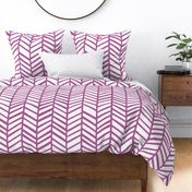 Herringbone Purple Orchid by Friztin