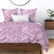 Herringbone Hues of Purple Orchid by Friztin