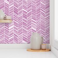 Herringbone Hues of Purple Orchid by Friztin