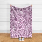 Herringbone Hues of Purple Orchid by Friztin