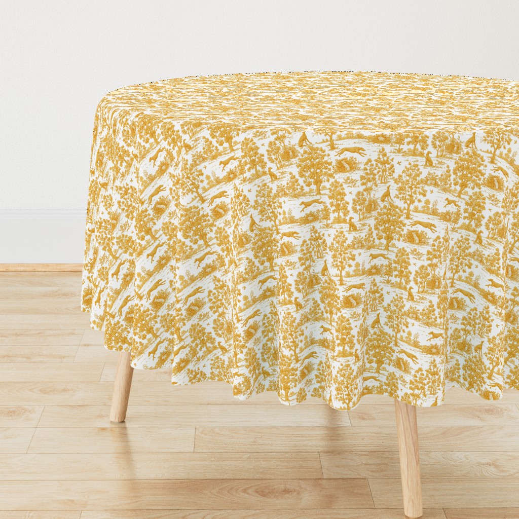 Gold Greyhound Toile 