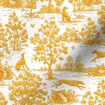 Gold Greyhound Toile 