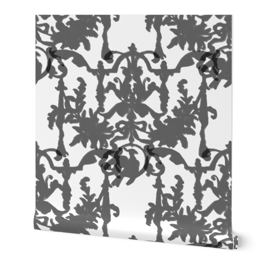 1892 Bird On a Wire Damask ~ Silhouettes